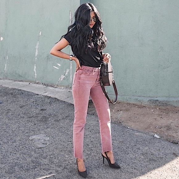 PAIGE Hoxton Raw Hem Straight Ankle Jean, Size 24 - Picture 4 of 8